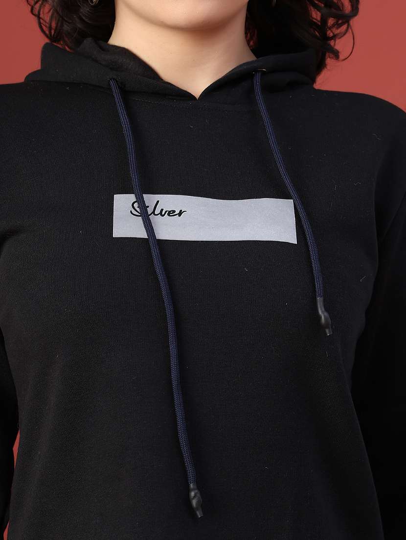 women long sleeve hooded sweatshirt - 22088340 -  Standard Image - 5