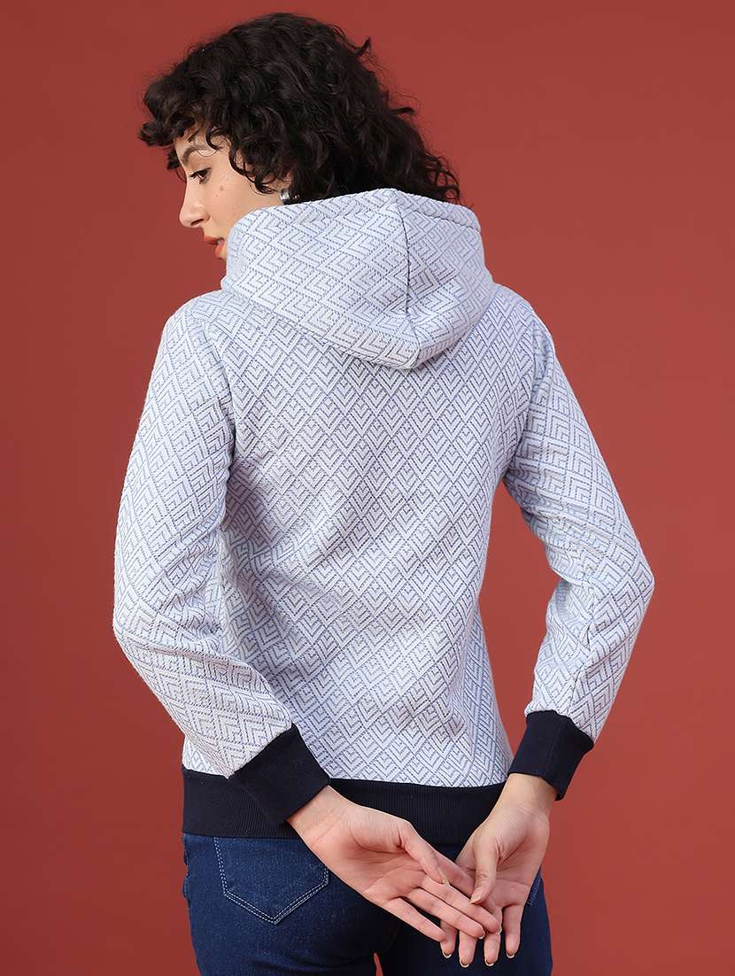 women long sleeve hooded sweatshirt - 22088344 -  Standard Image - 3