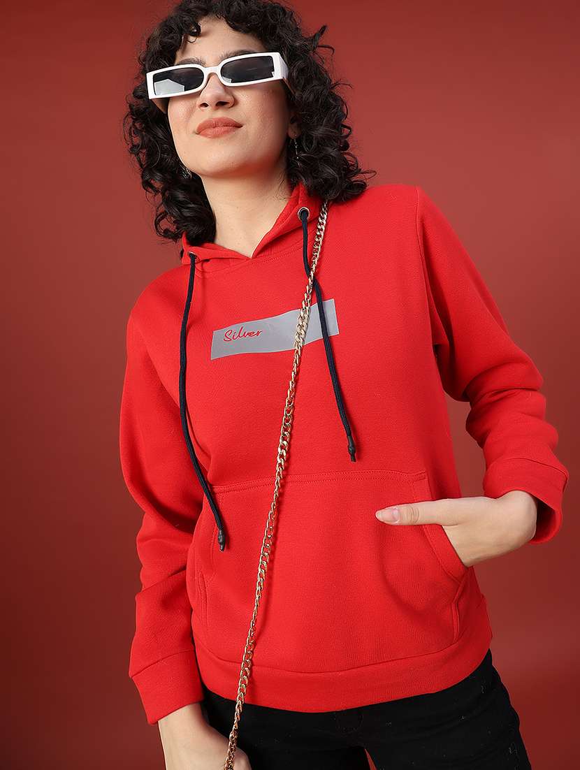 women long sleeve hooded sweatshirt