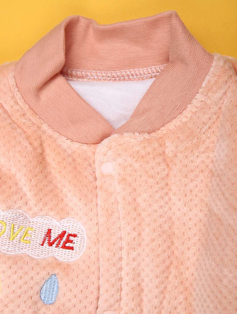 Kids Self Designed Long Sleeve Romper - 22088425 -  Standard Image - 3