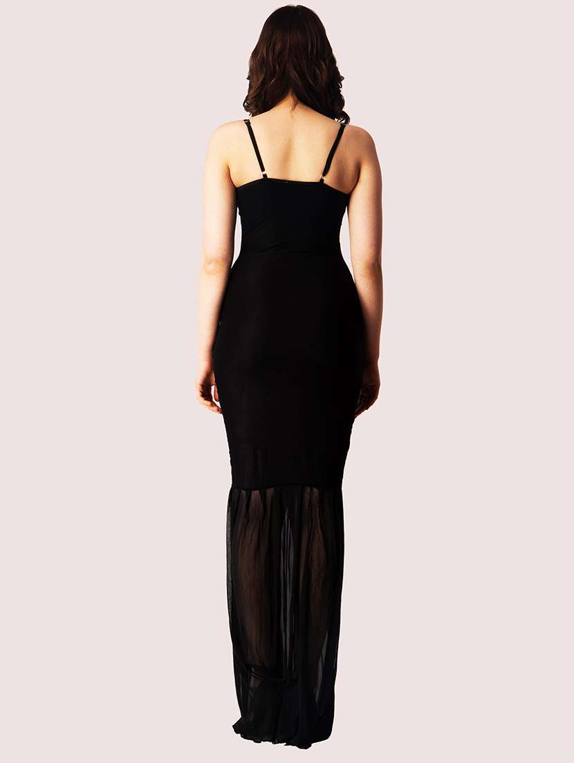 women self designed shoulder strap a-line dress - 22088481 -  Standard Image - 3