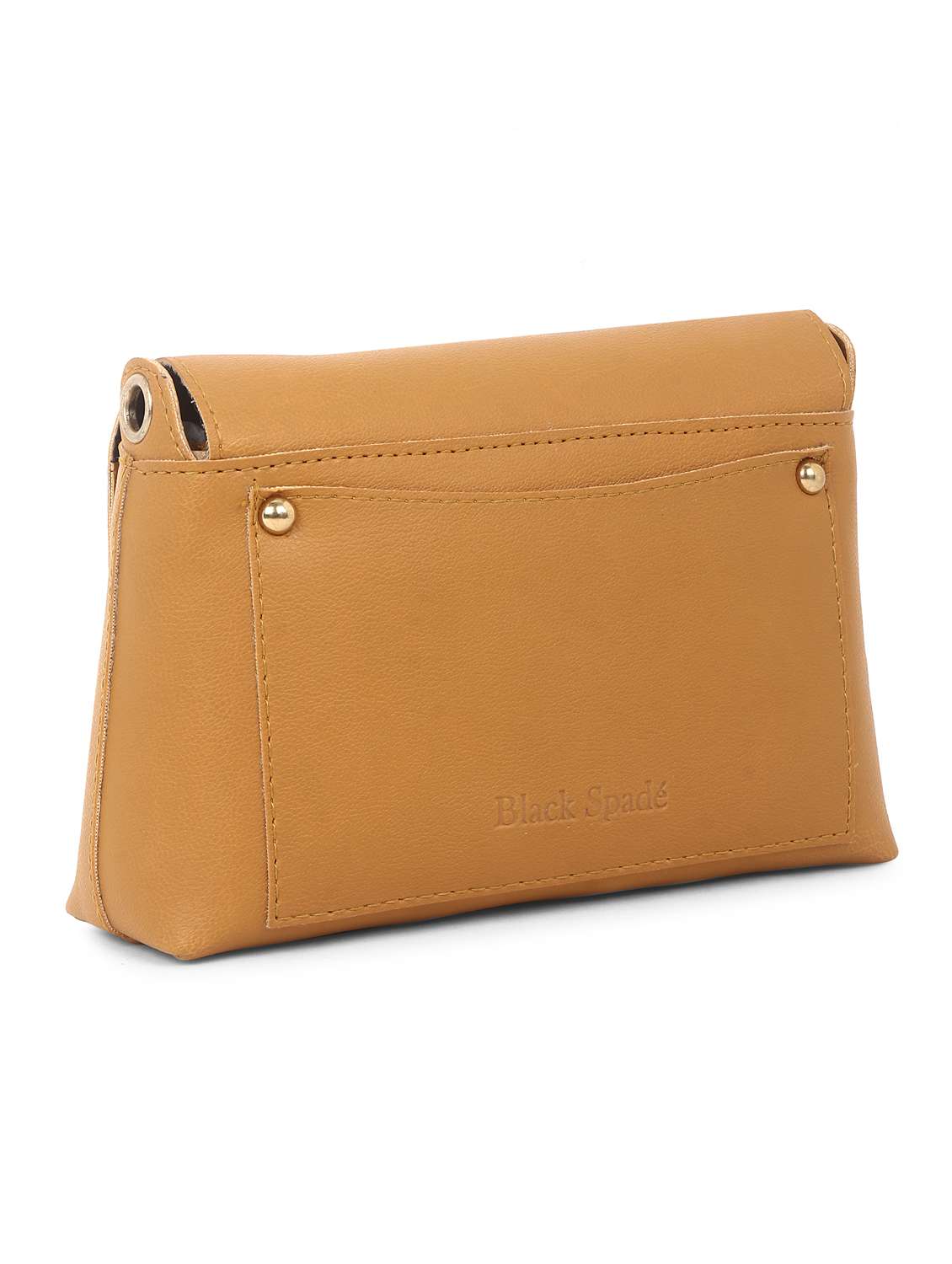 women beige leatherette sling bag - 22088505 - Standard Image - 3