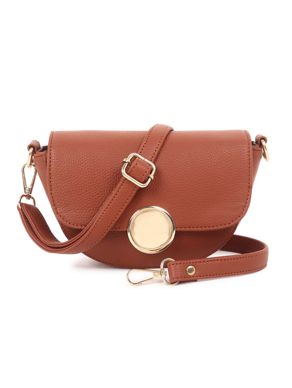 women leatherette sling bag