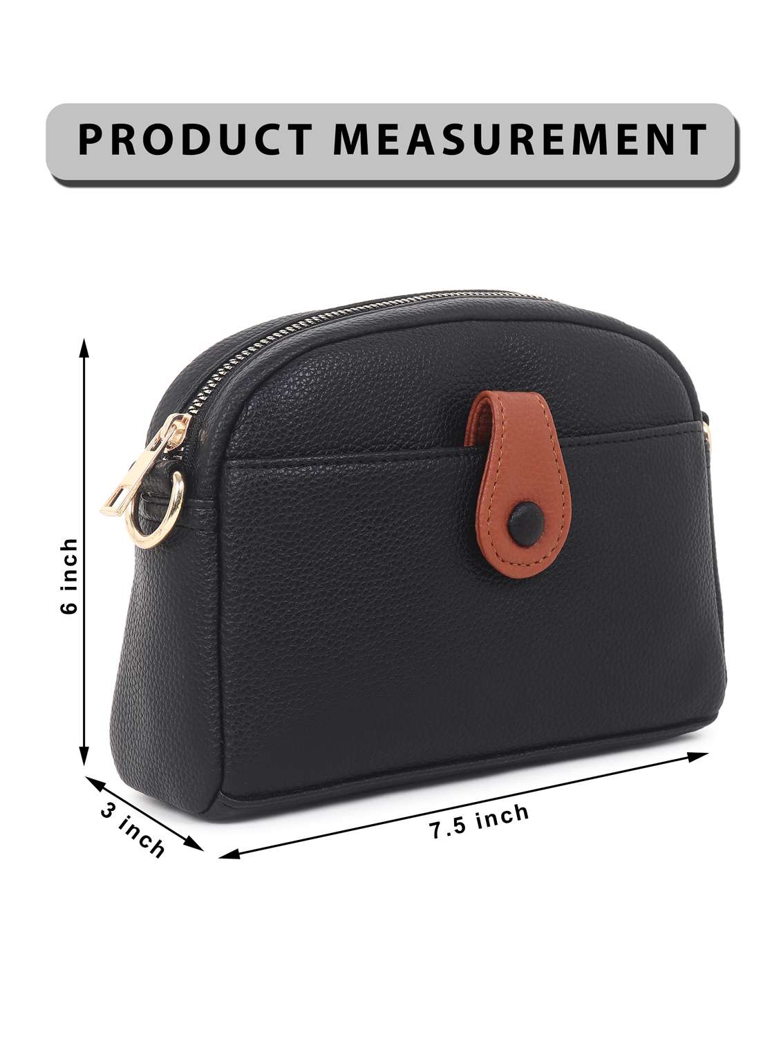 women leatherette sling bag - 22088519 - Standard Image - 5