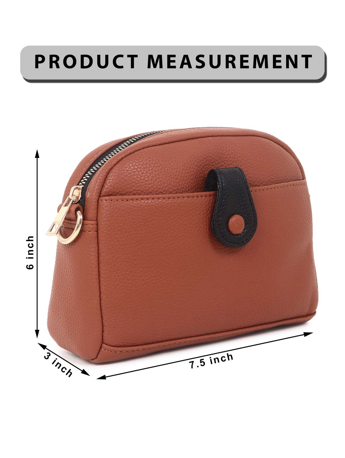 women leatherette sling bag - 22088523 - Standard Image - 5