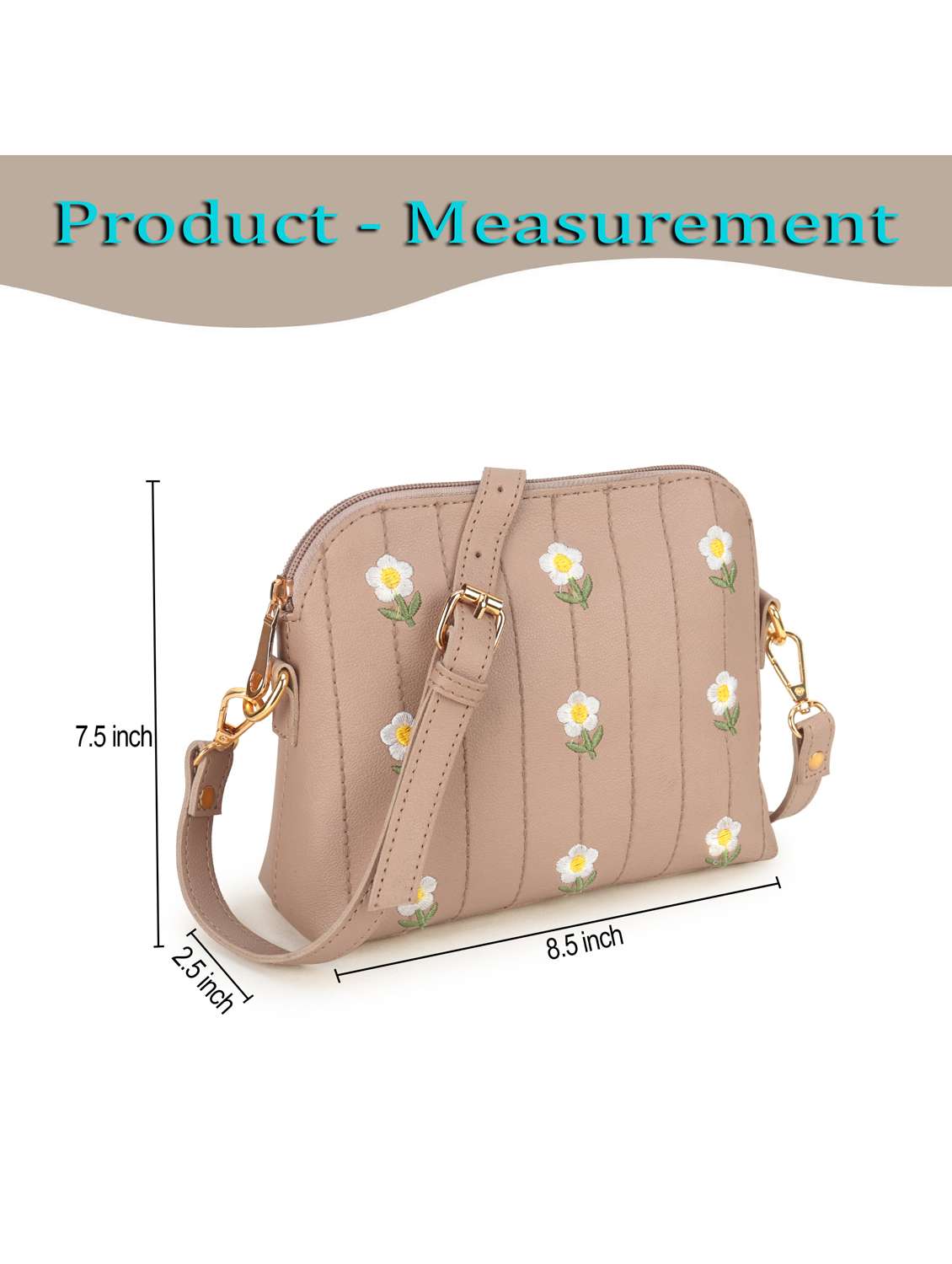 women embroidered leatherette sling bag - 22088524 - Standard Image - 3