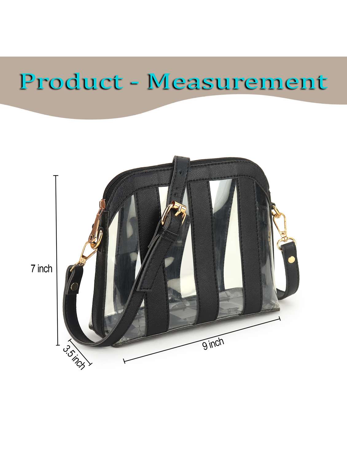women striped leatherette sling bag - 22088532 - Standard Image - 3