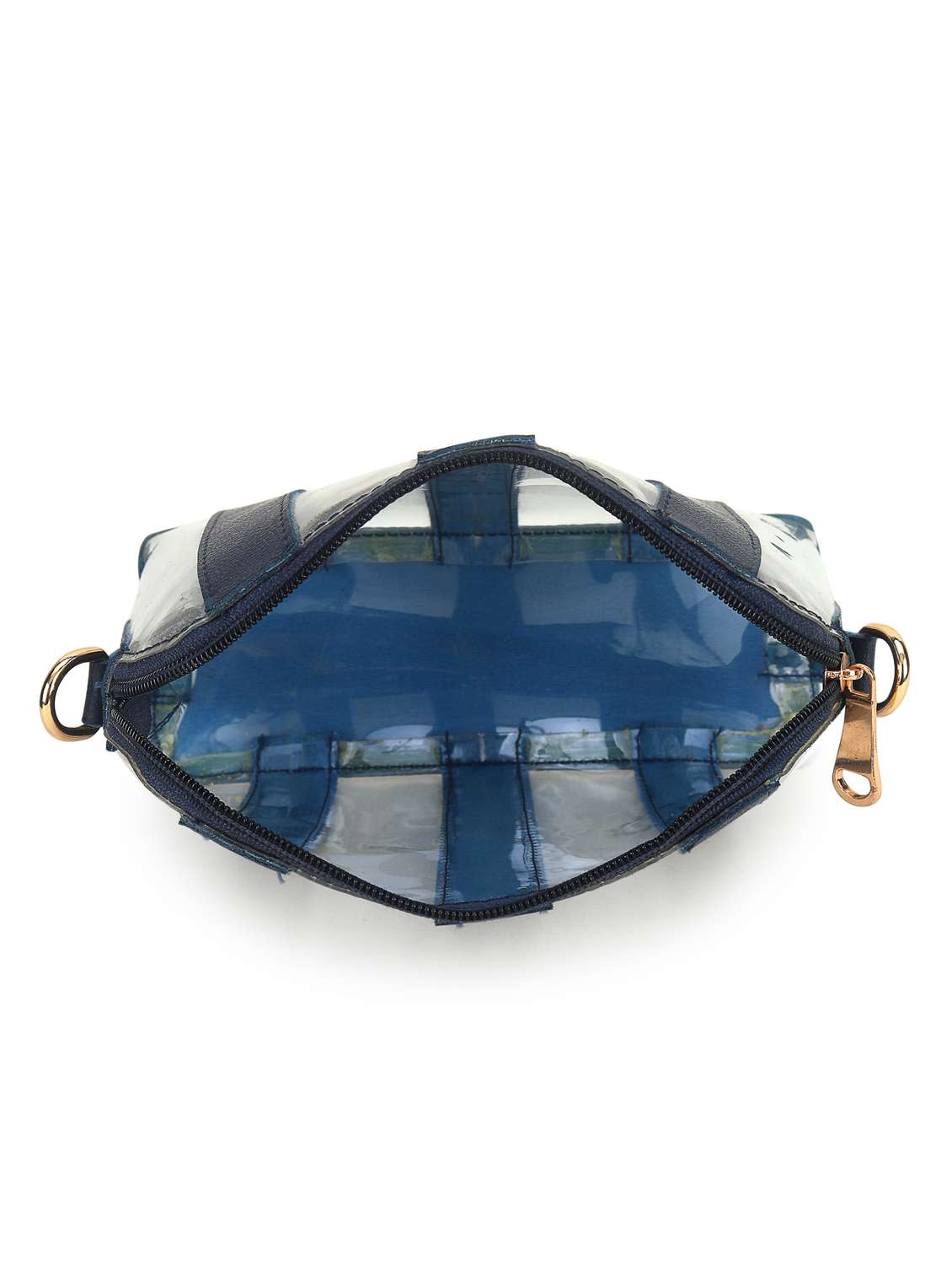 women striped leatherette sling bag - 22088534 - Standard Image - 3