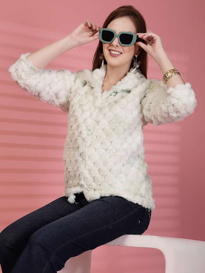 women self designed long sleeve cardigan - 22088546 -  Zoom Image - 0