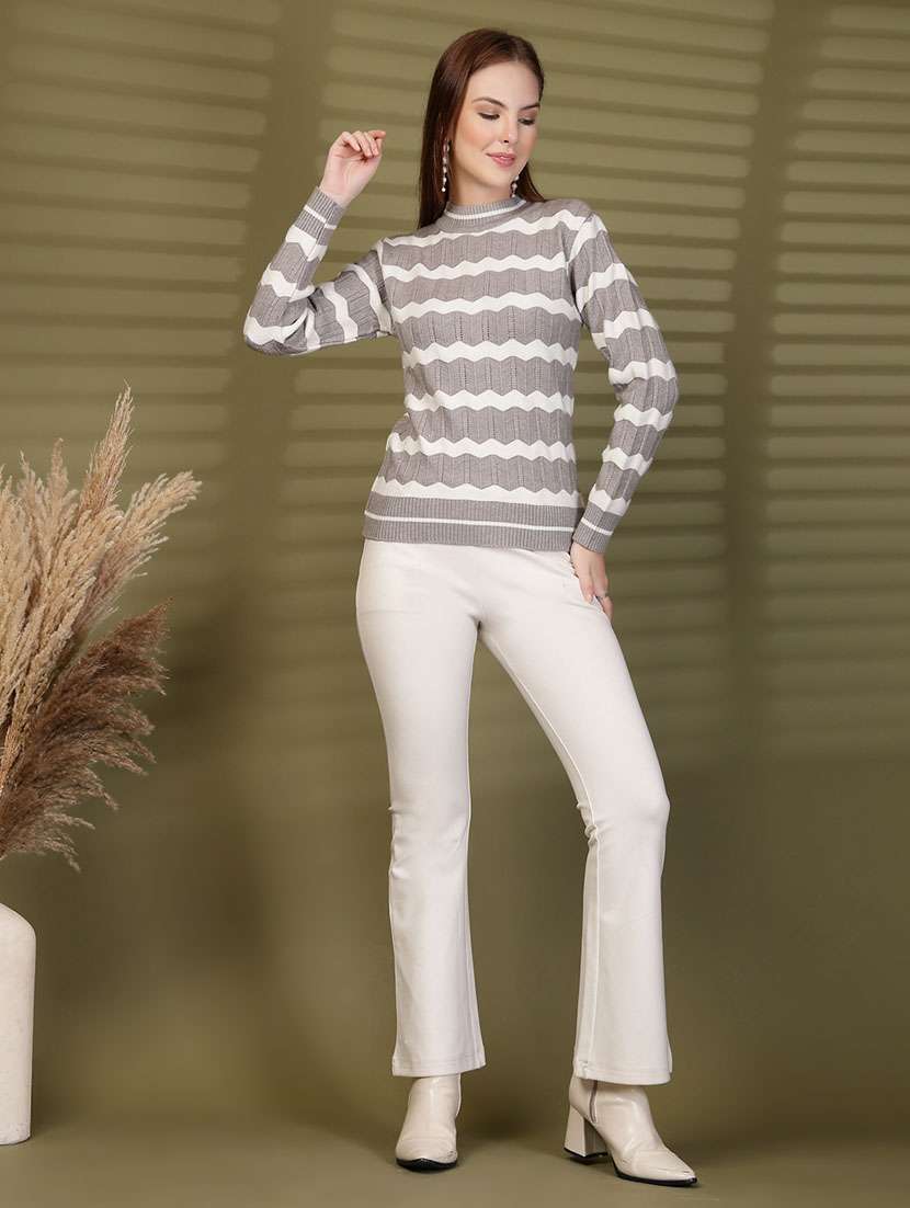 women self designed long sleeve pullover - 22088586 -  Standard Image - 5