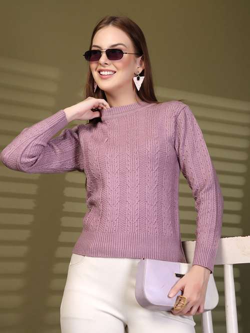women self designed long sleeve pullover - 22088594 -  Standard Image - 0