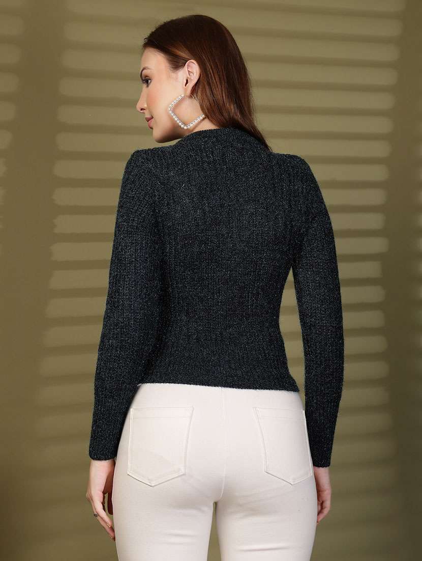 women self designed long sleeve pullover - 22088604 -  Standard Image - 3