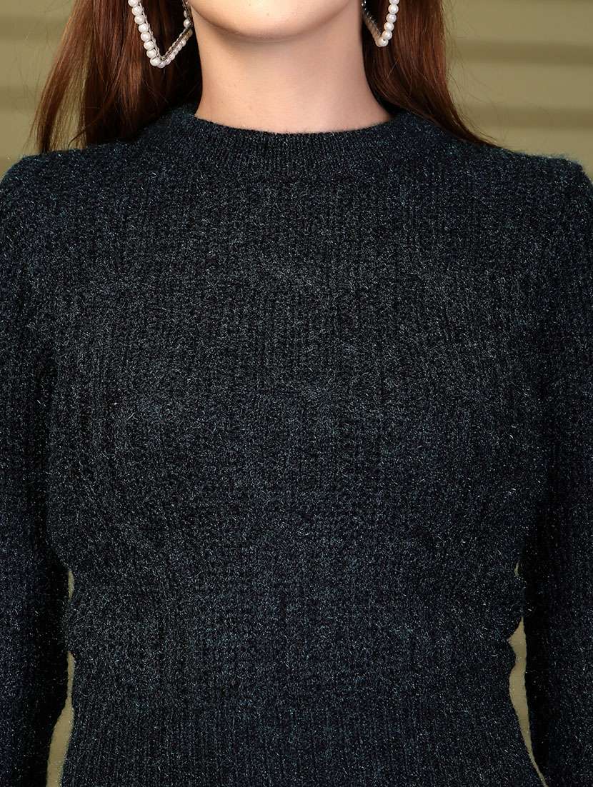 women self designed long sleeve pullover - 22088604 -  Standard Image - 5