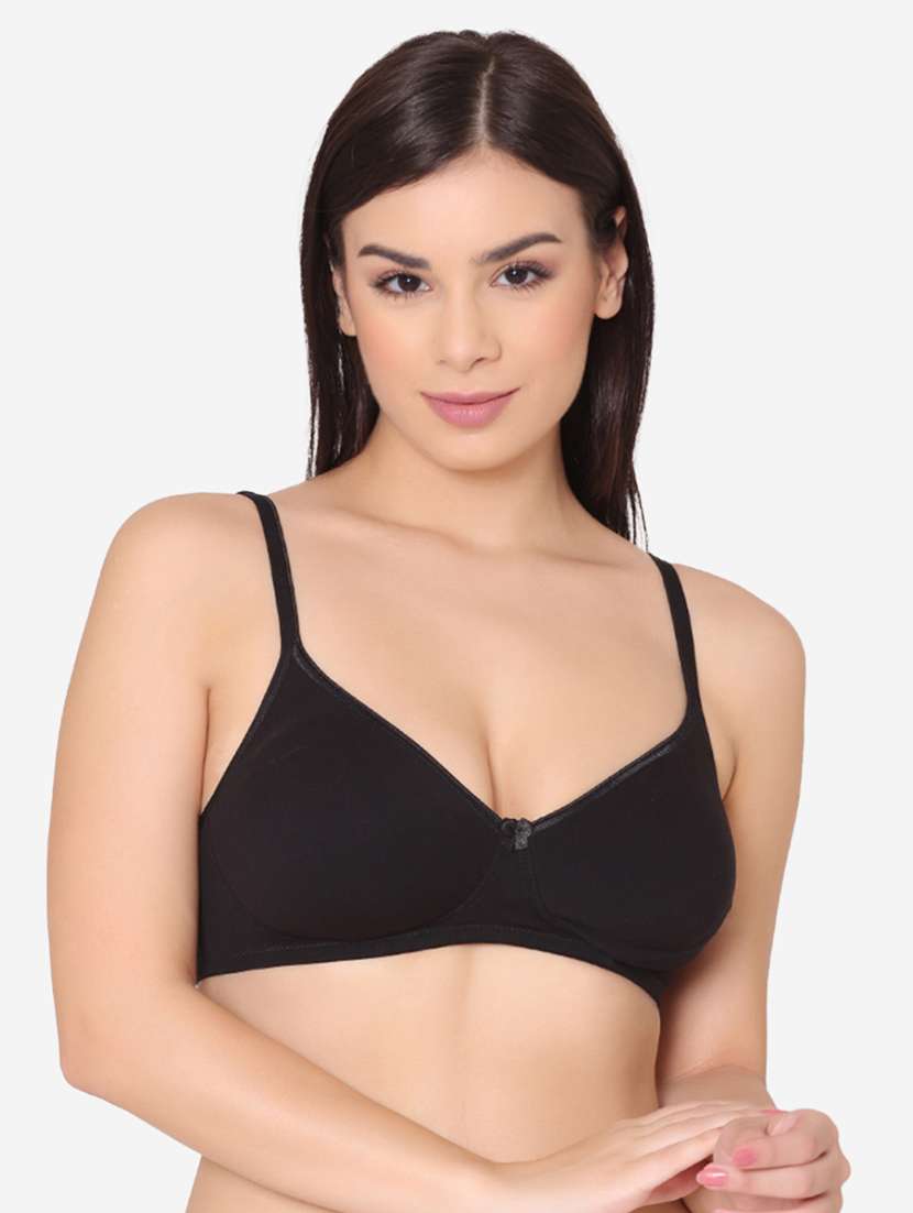 women solid lightly padded t-shirt bra