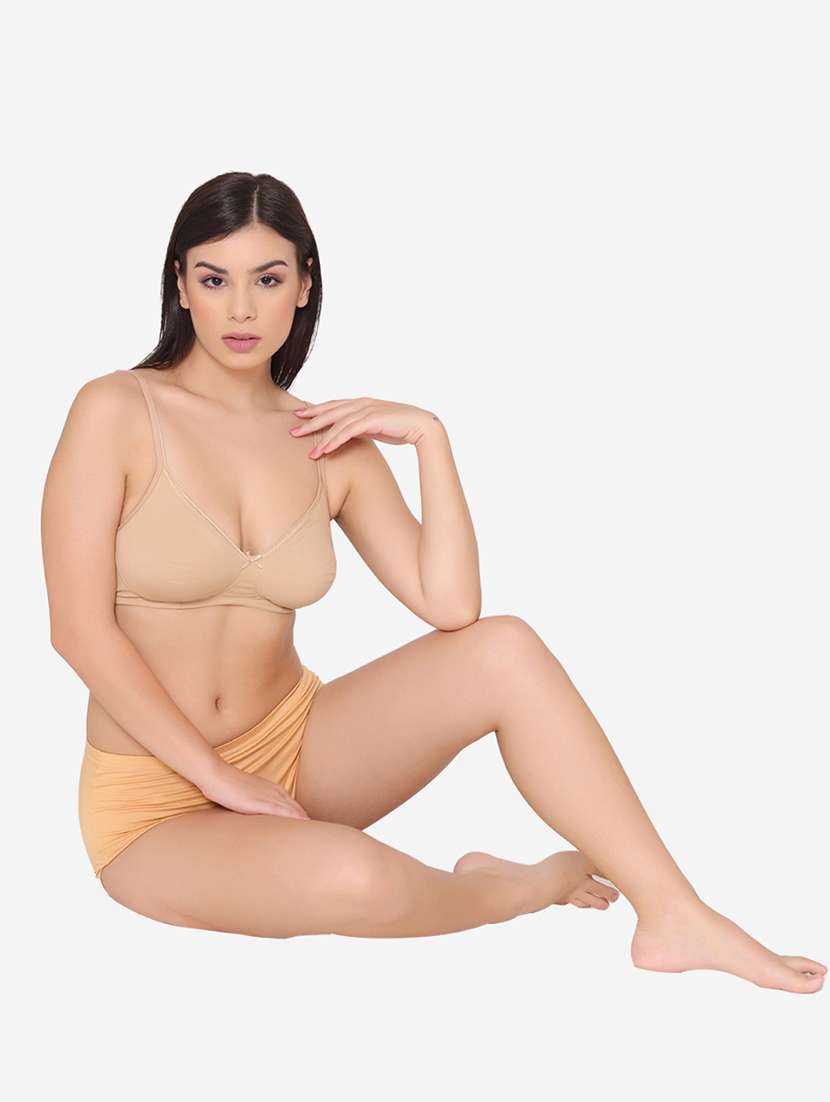 Women Solid Lightly Padded T-shirt Bra - 22088688 -  Standard Image - 3