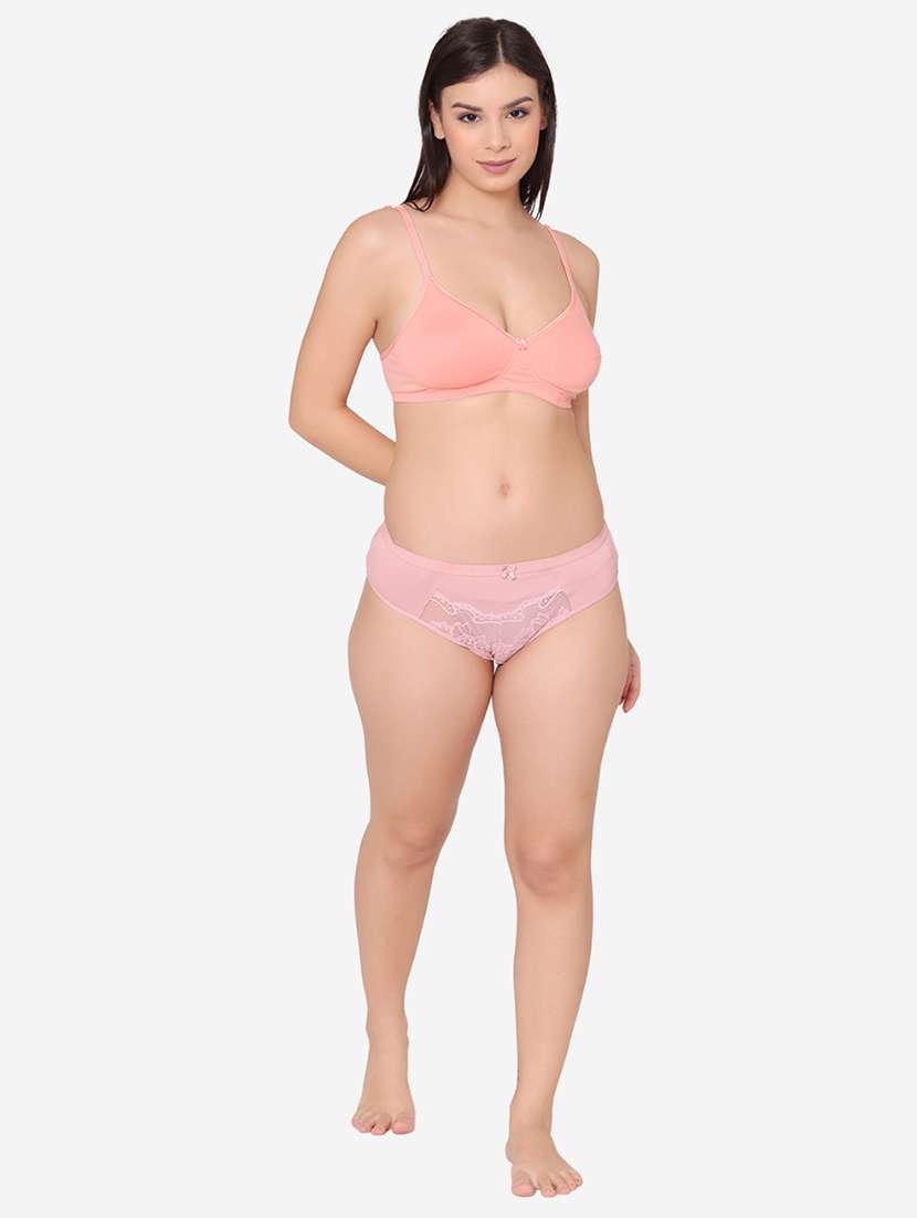 women solid lightly padded t-shirt bra - 22088689 -  Standard Image - 3