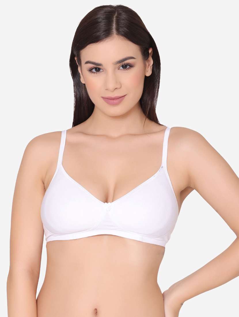 women solid lightly padded t-shirt bra