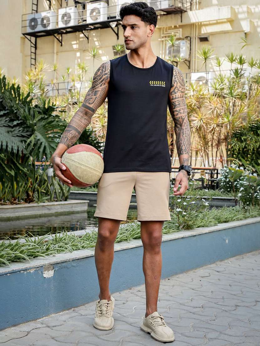 men front & back print sleveless vest - 22088759 -  Standard Image - 5