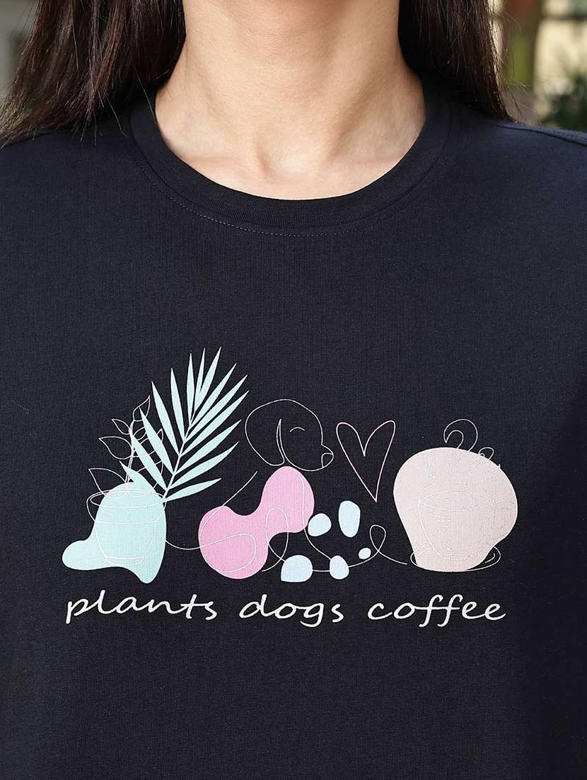 women printed short sleeve regular fit t-shirt - 22088775 -  Standard Image - 5