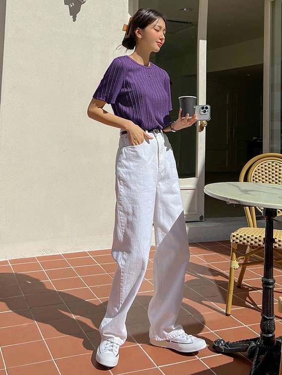 women self designed short sleeve top - 22088870 -  Standard Image - 5