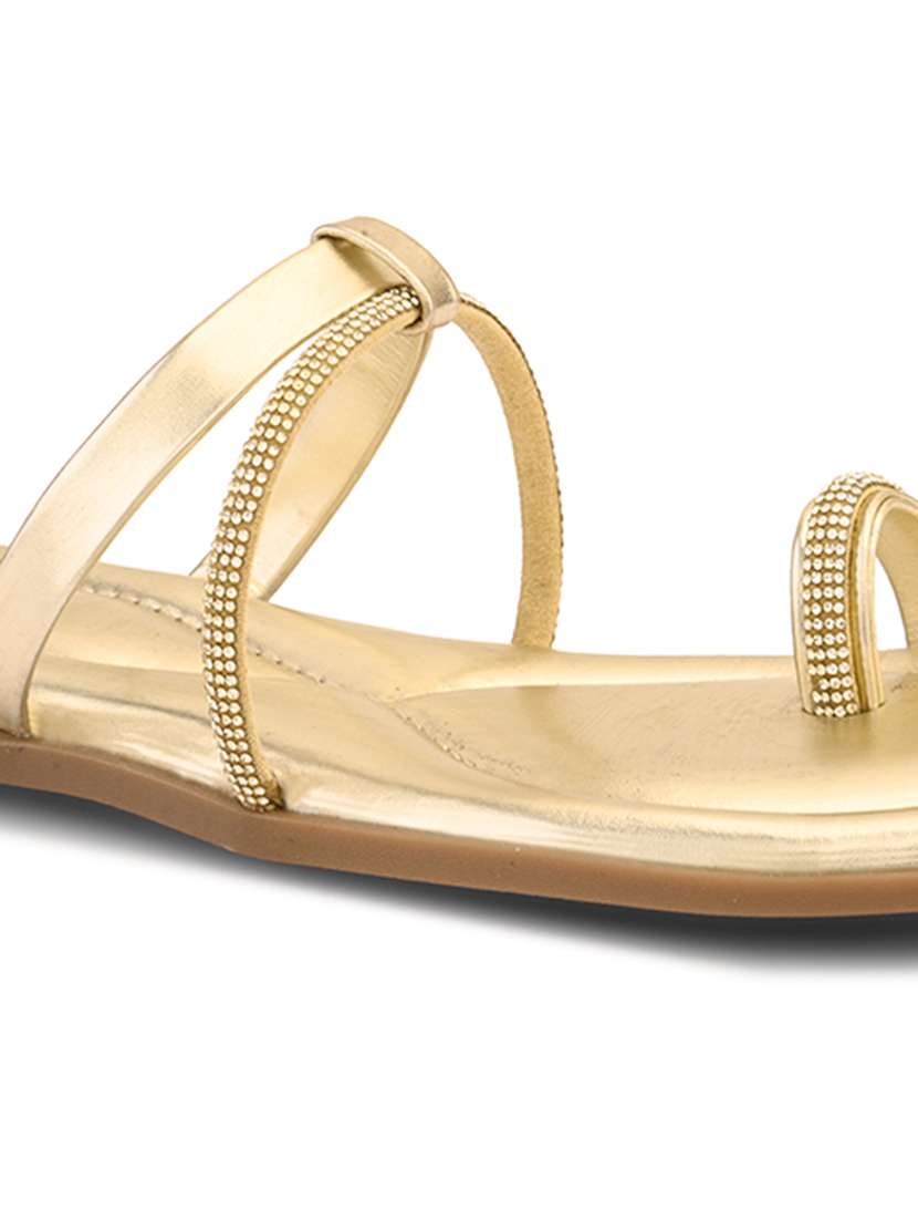 women embellished one toe flat sandal - 22088984 - Standard Image - 5