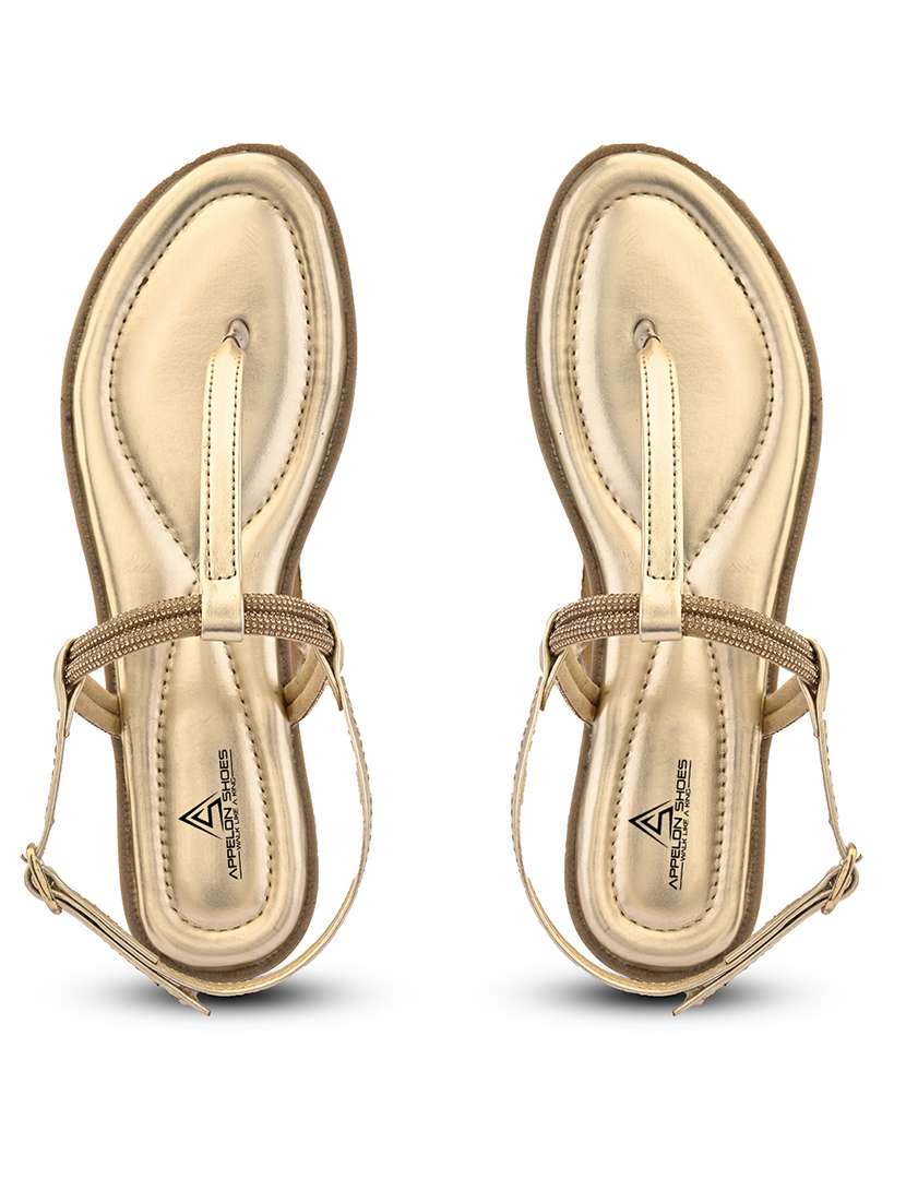 women embellished t-strap flat sandal - 22088986 - Standard Image - 5