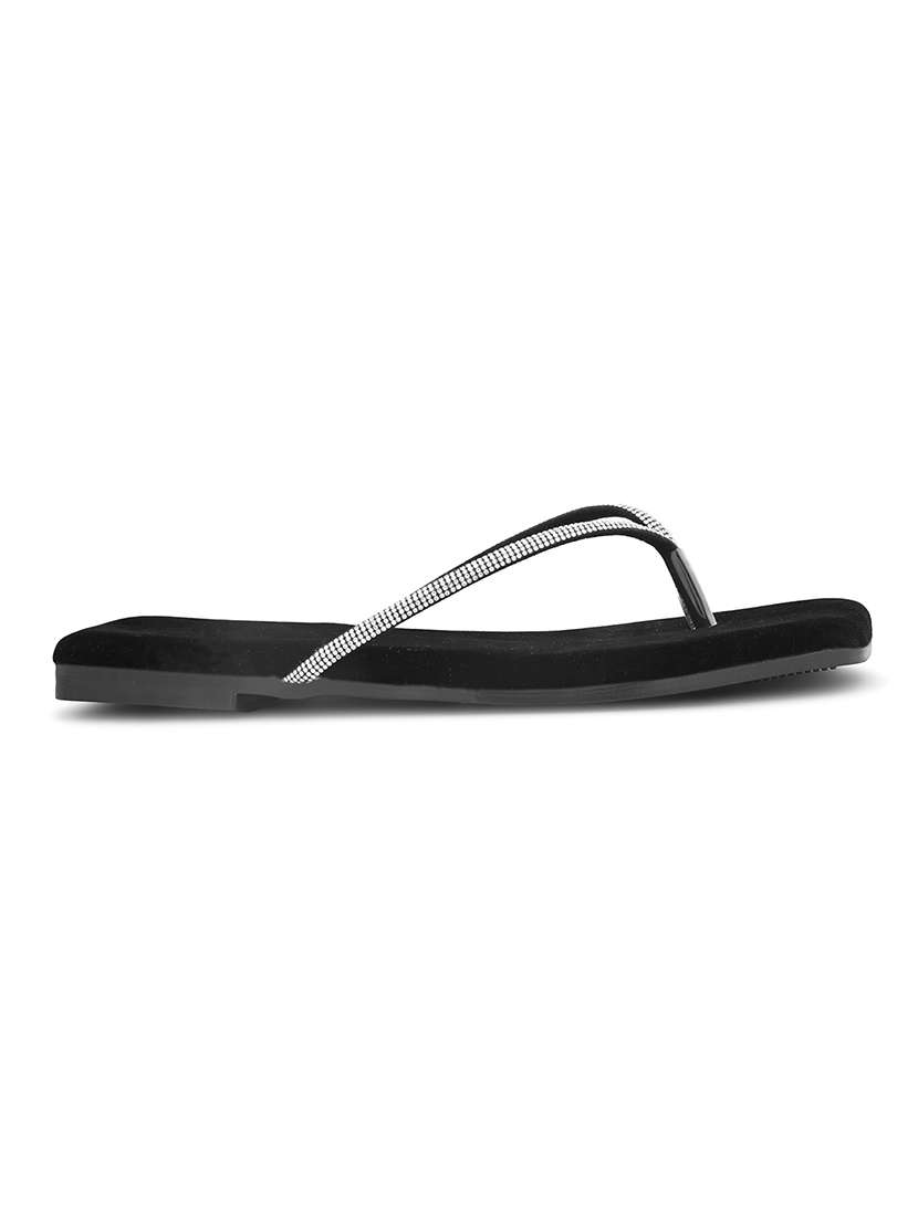 women embellished toe separator flat sandal - 22088991 - Standard Image - 3