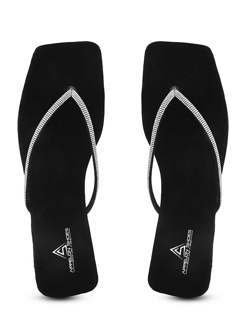women embellished toe separator flat sandal - 22088991 - Standard Image - 5