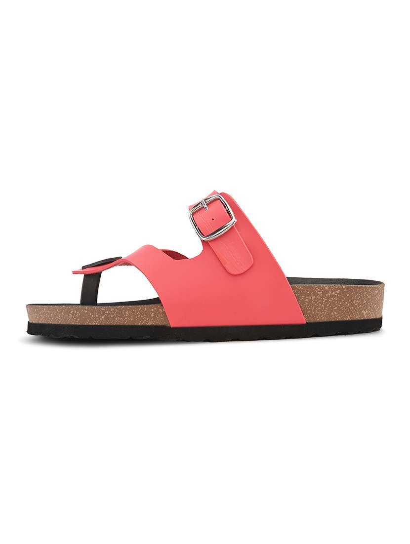 women solid toe separator flat sandal - 22088997 - Standard Image - 3