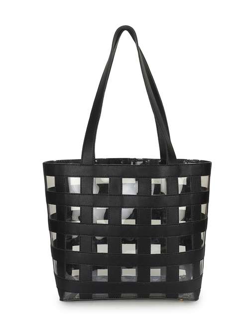 women black leatherette (pu) tote bag - 22089038 -  Standard Image - 0