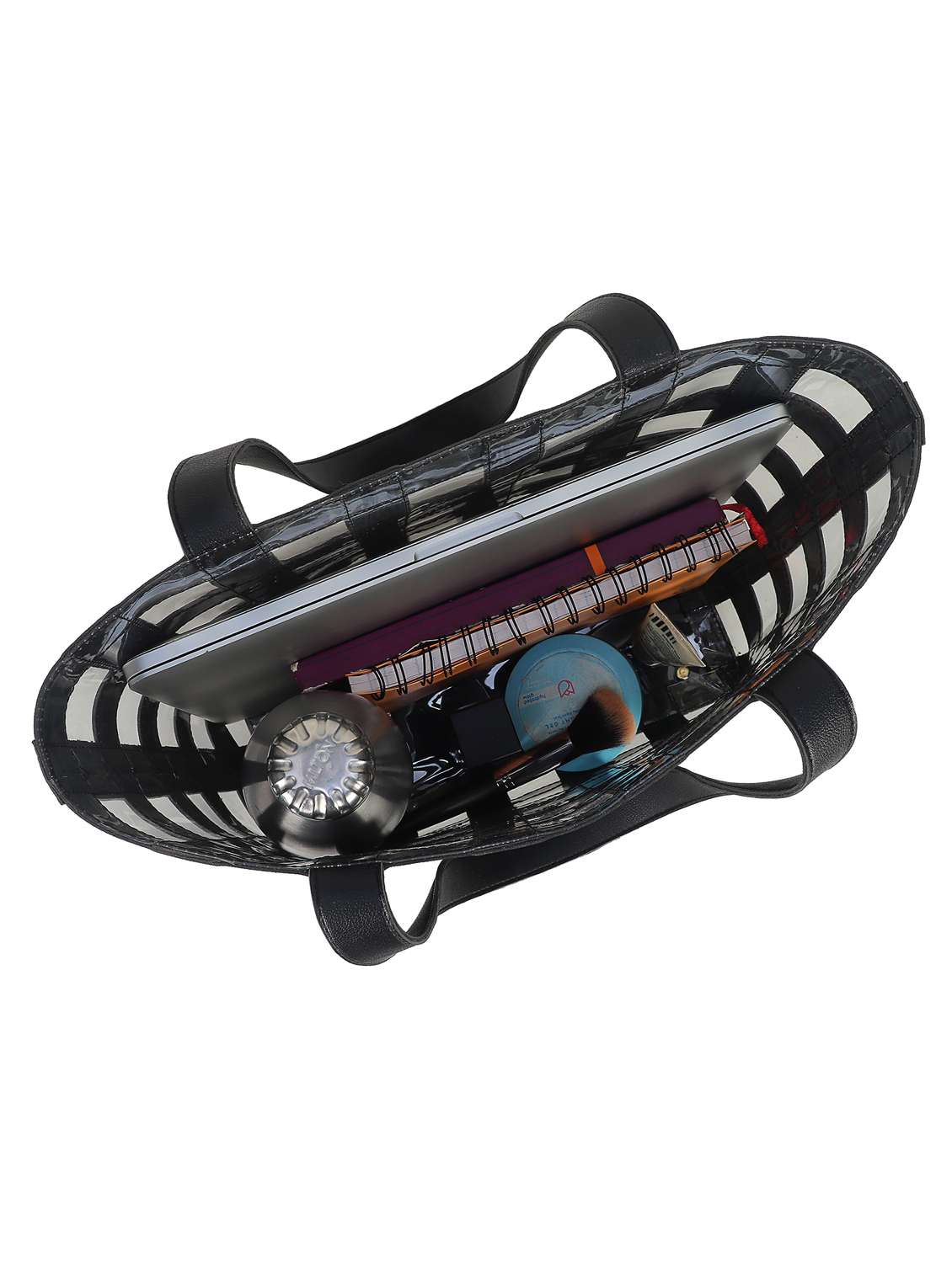 women black leatherette (pu) tote bag - 22089038 -  Standard Image - 3