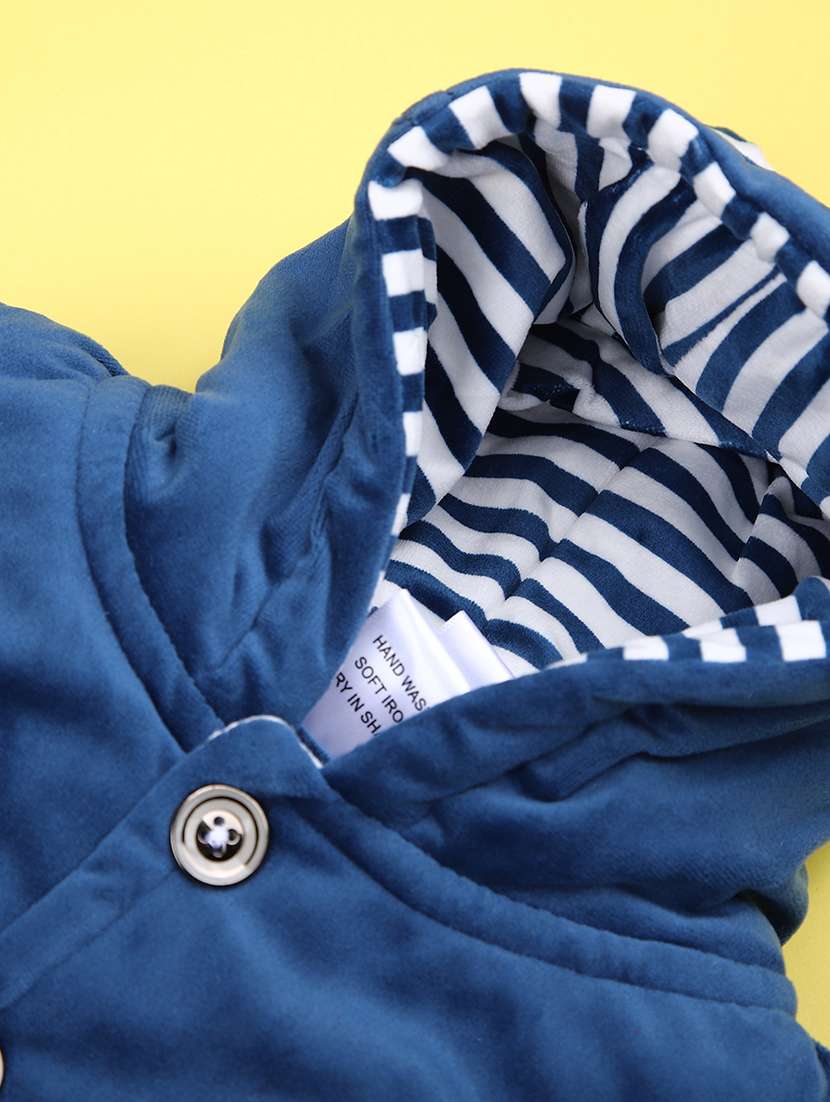 kids striped long sleeve winterwear full length set - 22089065 -  Standard Image - 3