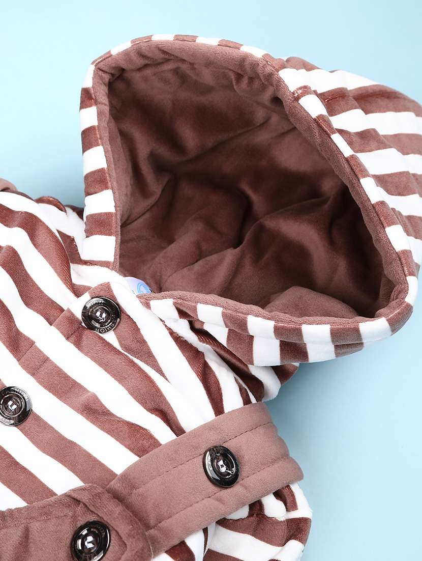 kids striped long sleeve winterwear dungaree - 22089072 -  Standard Image - 3