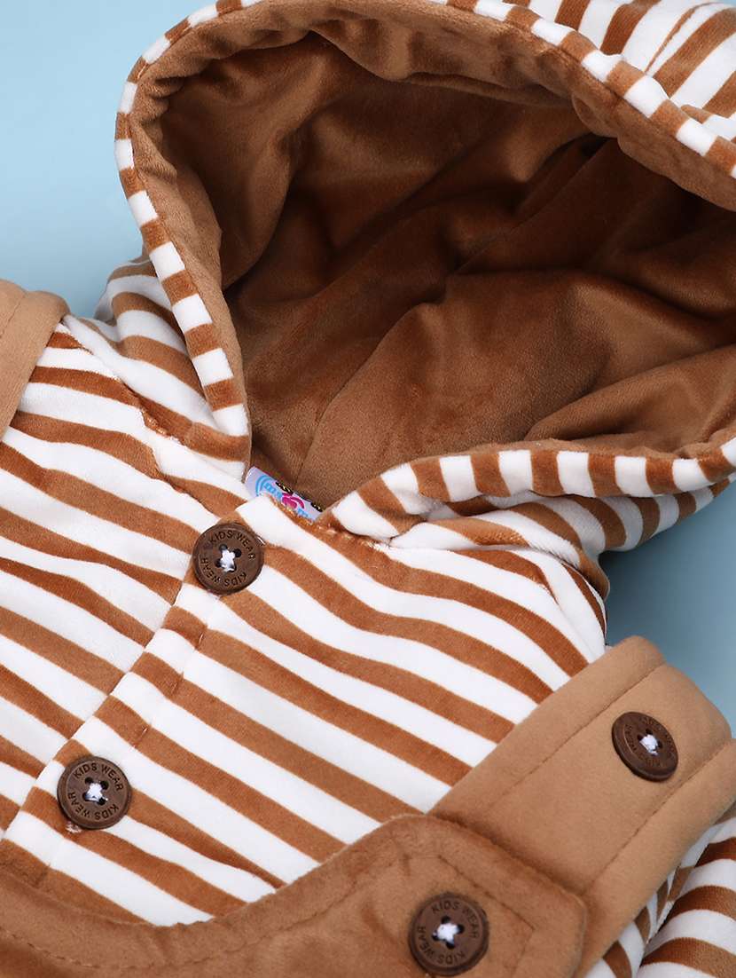 kids striped long sleeve winterwear dungaree - 22089074 -  Standard Image - 3