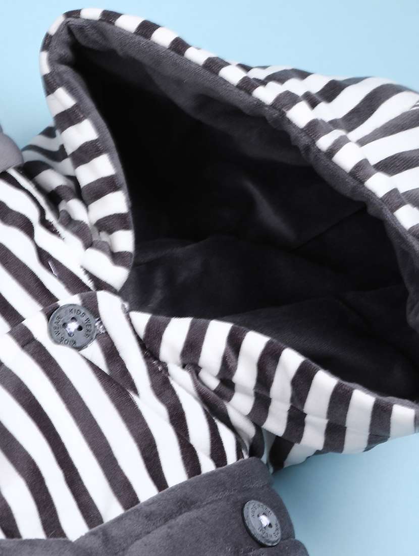 kids striped long sleeve winterwear dungaree - 22089075 -  Standard Image - 3