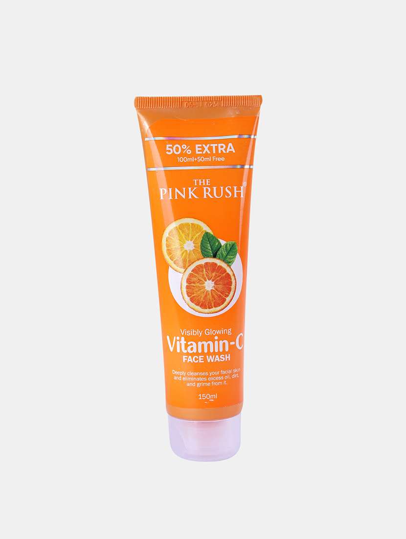 the pink rush-vitamin c face wash-100 ml