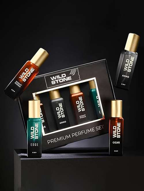 wild stone perfume - cigar+ammo+night rider+edge- 20ml*4 - 22092002 -  Standard Image - 0