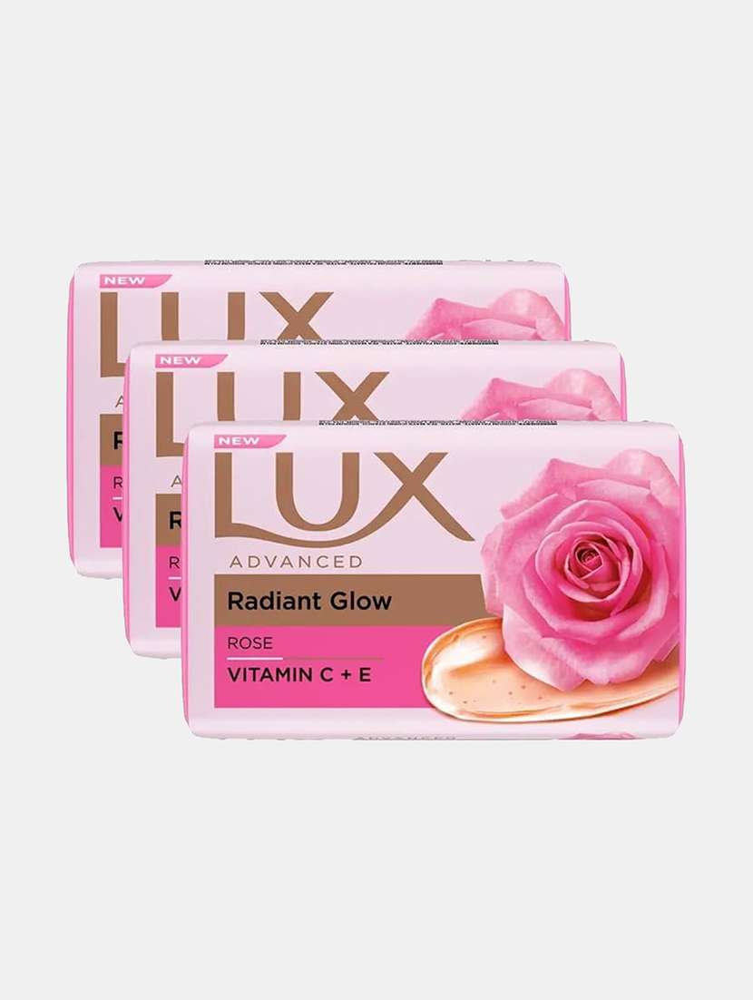 lux-soft glow rose & vitamin body soap-150 gm*3