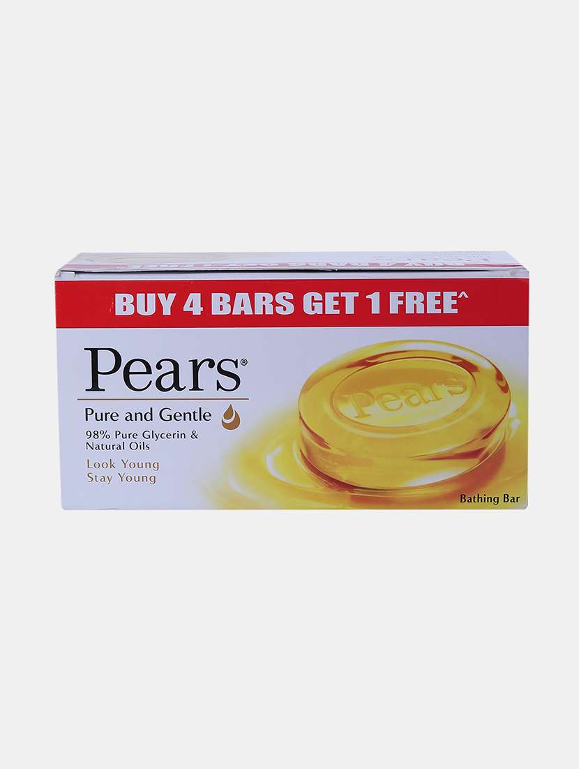 pears-pure & gentle body soap-125 gm*4 + 125 gm