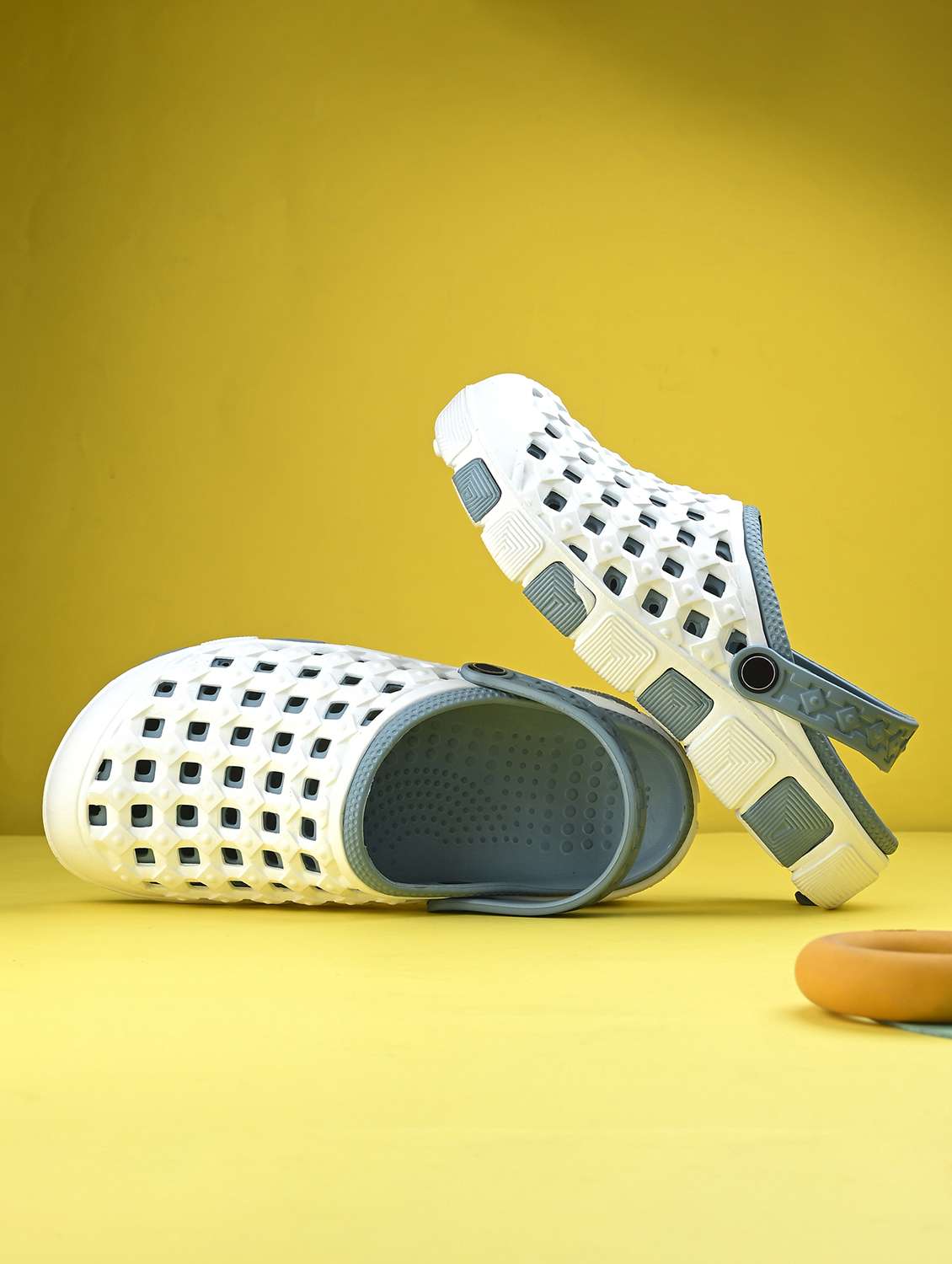 men white slip on clog - 22092042 -  Zoom Image - 0