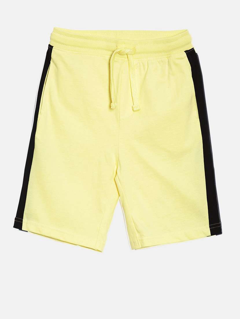 boys pack of 2 printed mid rise regular fit shorts - 22092218 - Standard Image - 3
