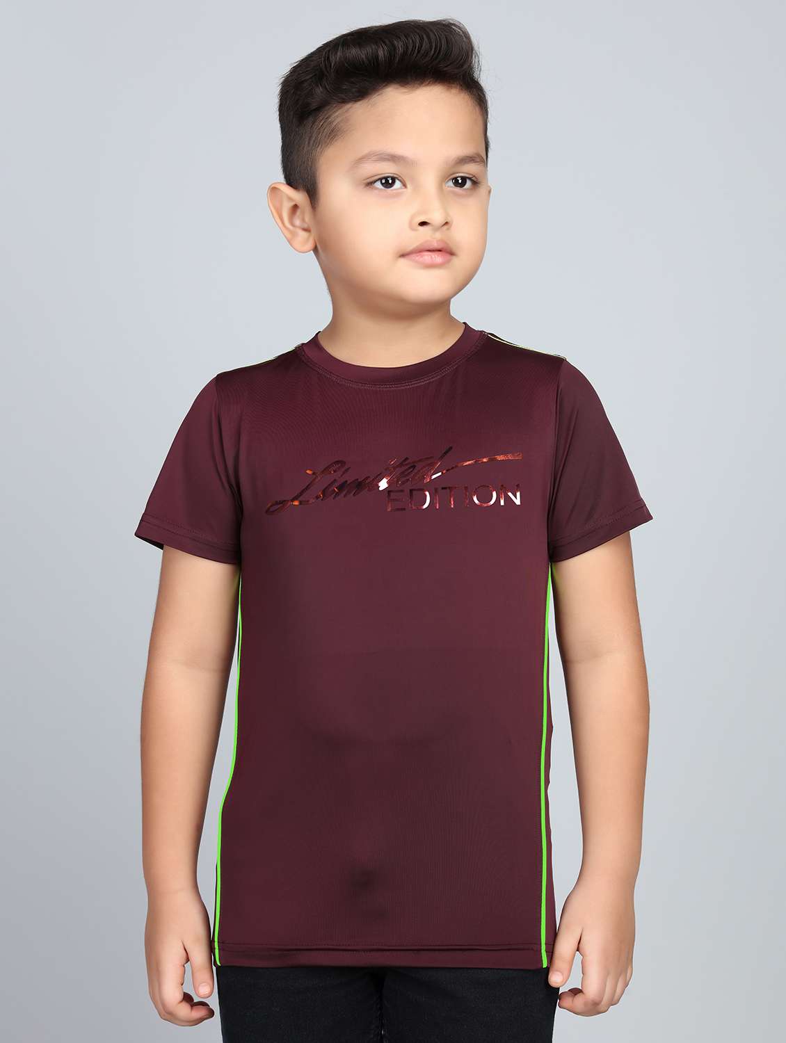 boys printed short sleeve regular fit t-shirt