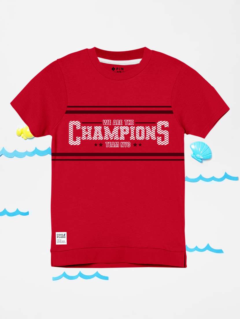 boys pack of 5 printed short sleeve regular fit t-shirt - 22092235 -  Standard Image - 3