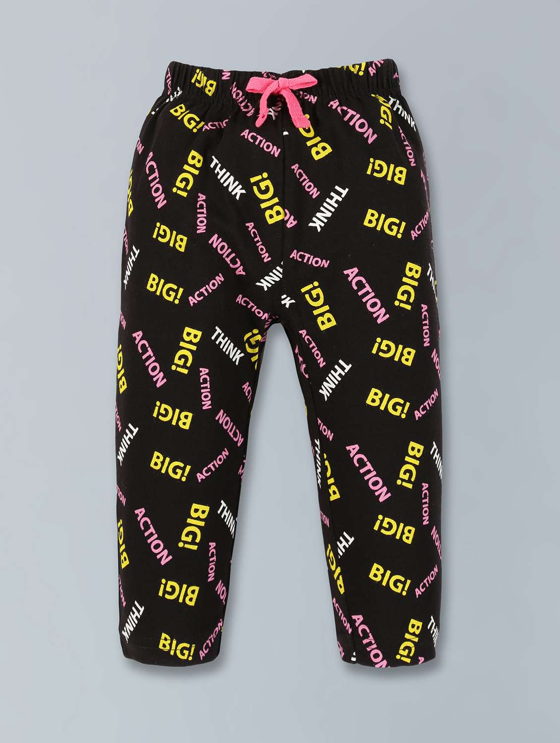 boys printed mid rise loungwear pyjama