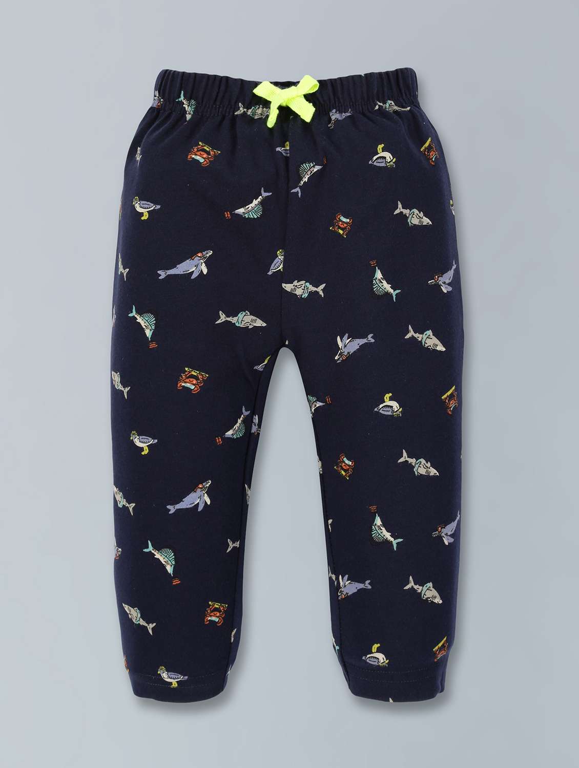 boys printed mid rise loungwear pyjama