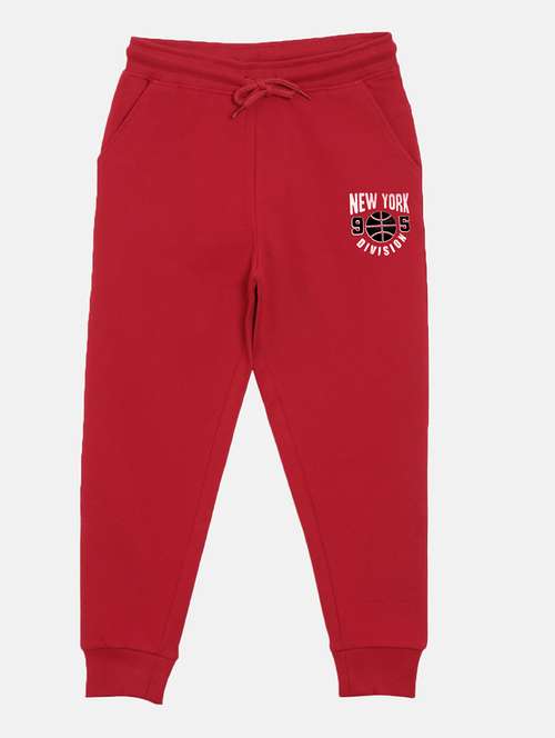 boys solid mid rise relaxed fit jogger - 22092257 - Standard Image - 0