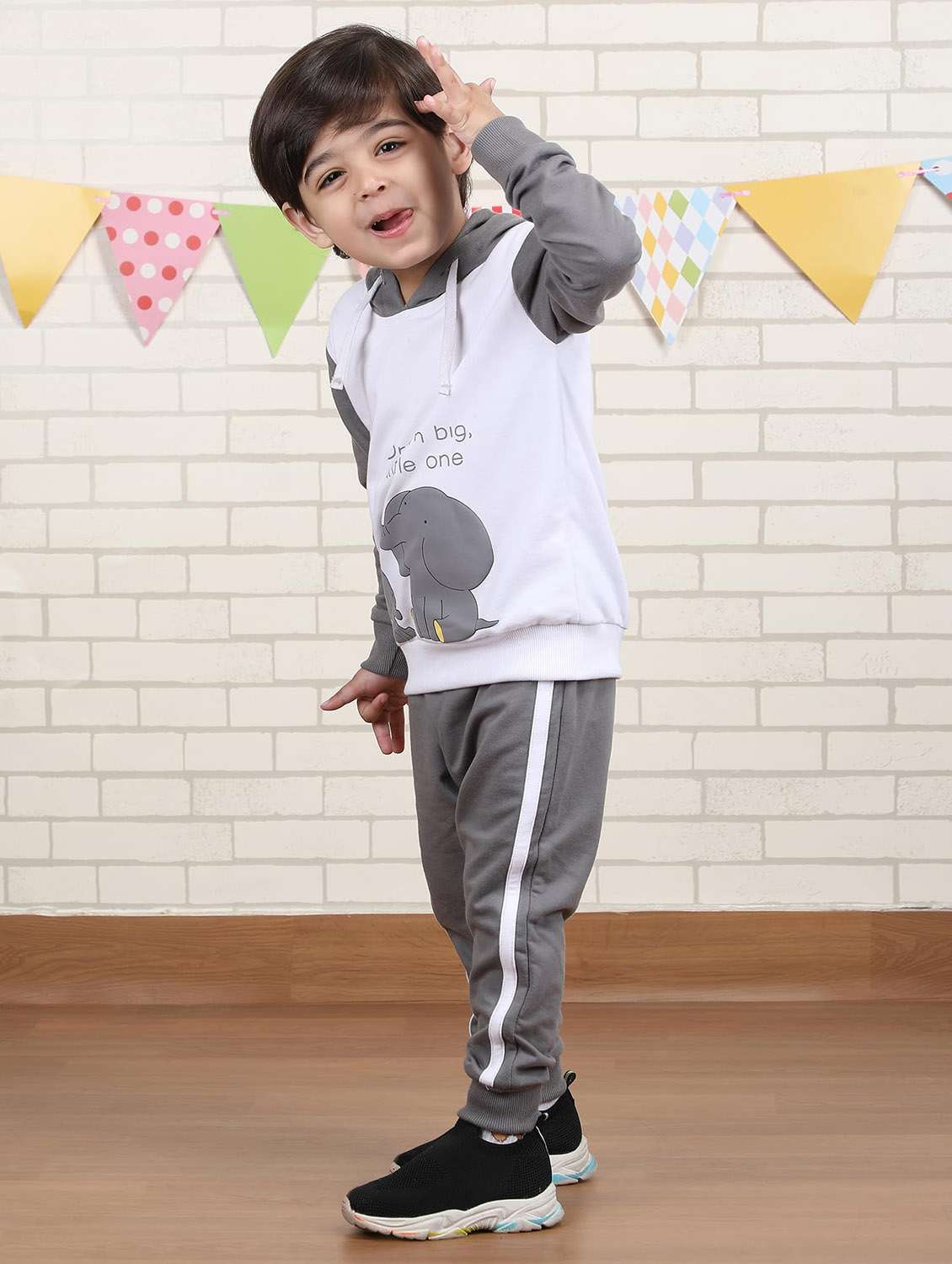 boys printed long sleeve full lenght set - 22092271 - Zoom Image - 0