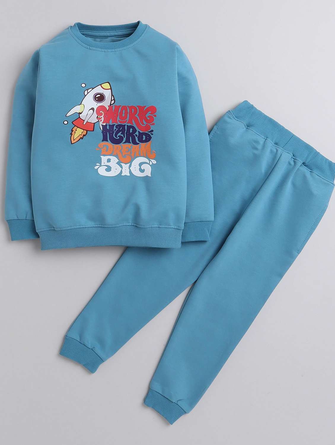 boys printed long sleeve full lenght set