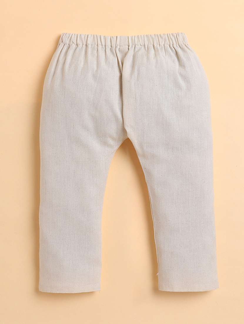 boys checkered long sleeve shirt and trouser set - 22092296 -  Standard Image - 3