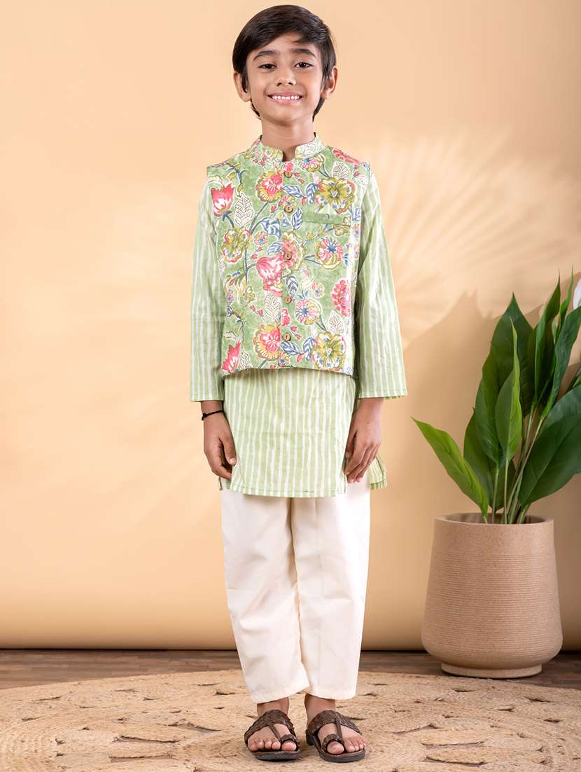 green cotton kurta sets kurtas & set